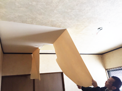 天井貼り替え工事